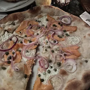 Smoked Salmon Pizza