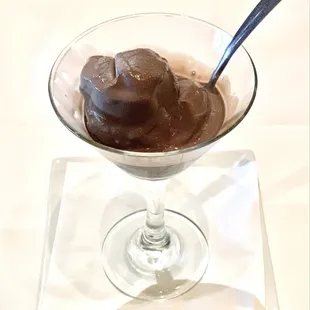 Chocolate gelato (already ate half)