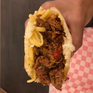 Beef Pabellon Arepa