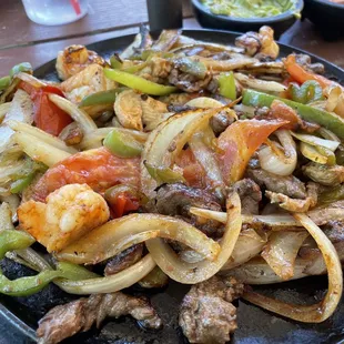 Triple fajitas