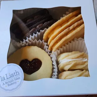 Lovely arrangement of the tea biscuit assortment ($18, 6/3/23)