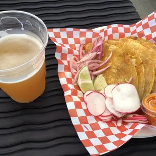 Queso-Burriana tacos. Birria Quesadilla  Chef Jorge Cruz serves a generous portion for a reasonably priced dish.