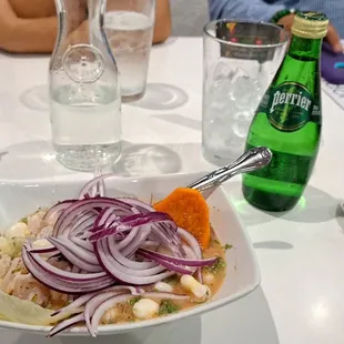 Civeche time!  Spicy with Pescado only