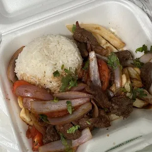 The Lomo Saltodo is my fav! So delicious and flavorful!