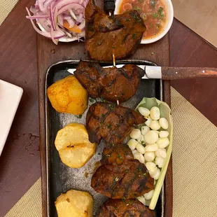 Anticuchos (Beef heart)