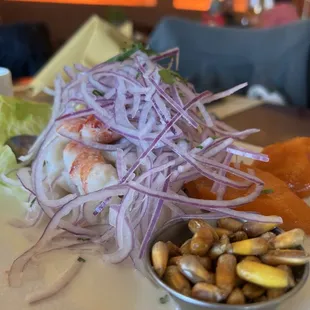 Ceviche Mixto (not enough onions... lol)