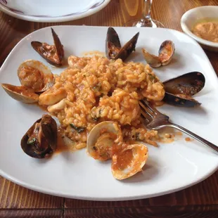 Seafood risotto