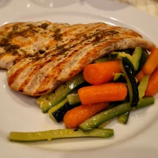 a plate of food on a table