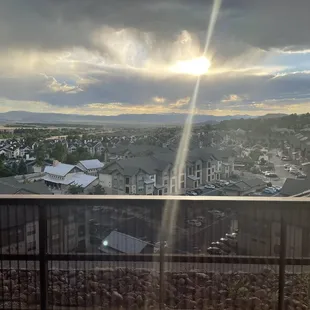 There's a walkway directly outside behind the restaurant and this is the view from it :)