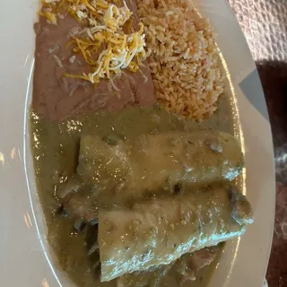 Shredded Chicken Enchiladas