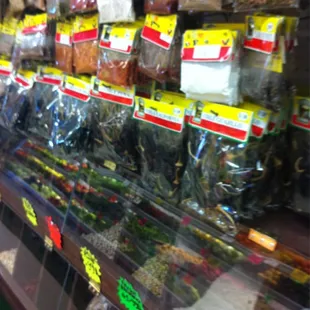 a display of vegetables in a grocery store