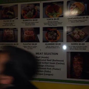 Tried sharing the menu &amp; my son photo bombed it!