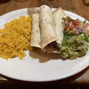 Tacos al Carbon with double rice