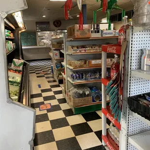Cooled section of grocery