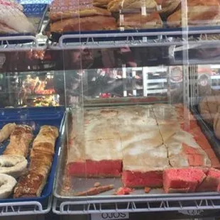a variety of baked goods