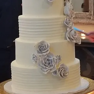 My daughter's wedding cake.... so delicious and fresh!
