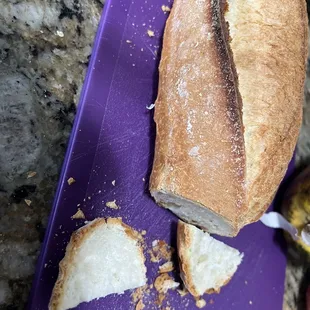 High quality bolillo.  Brought a tear to my eye finally seeing this now unicorn of bread.  Perfect for tortas ahogadas!