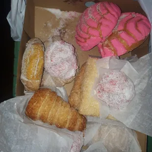 Cream horns, conchas, cream danish, and a few more