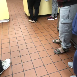 Long line to counter -it&apos;s a locals favorite