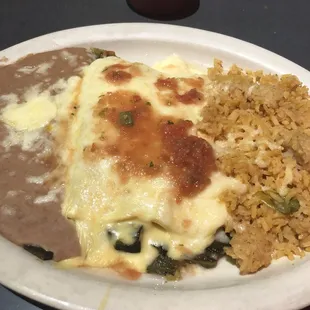 Bring chili enchiladas. Yummy!