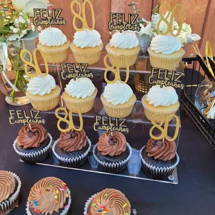 Chocolate Tres Leches and Tres Leches Cupcakes