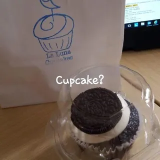 Asteroid Cookies & Cream Cupcake