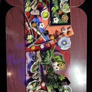 sushi and sashimi, food, sushi, sashimi