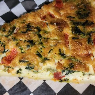 Red pepper quiche didn&apos;t. Look gluten free