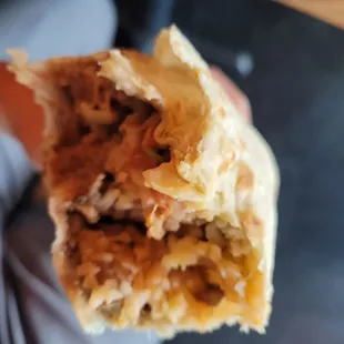 Steak Burrito did not have steak after 7 bites... I finished the burrito and never got any steak...