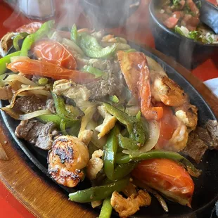 Mixed fajitas