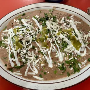 Enfrijoladas - so delicious!