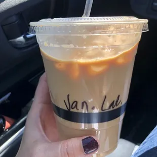 Iced Vanilla Latte