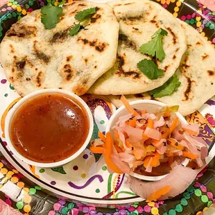 Vegan Pupusas Dinner