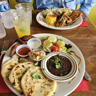 Pupusa Platter was delicious