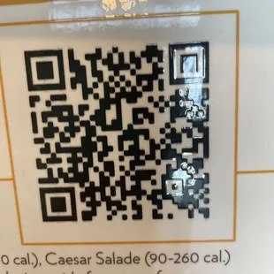 Hands free menu