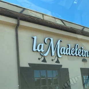 the front of the restaurant
