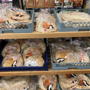 a variety of tortillas