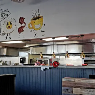 Open kitchen concept