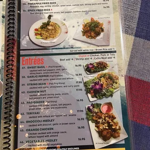 New menu