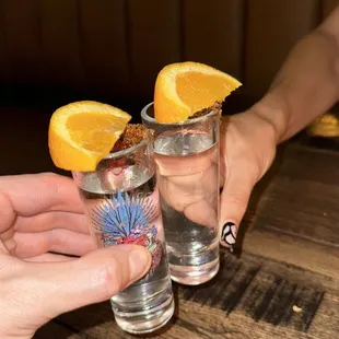 Mezcal Tequila Shots