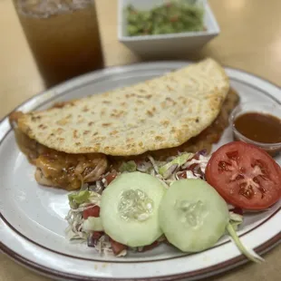 a plate of food