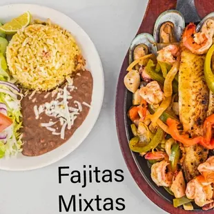 Mixed fajitas Del Mar fajitas Del Mar