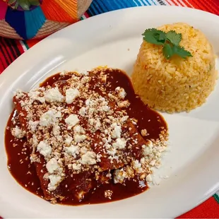 Enchiladas de Mole