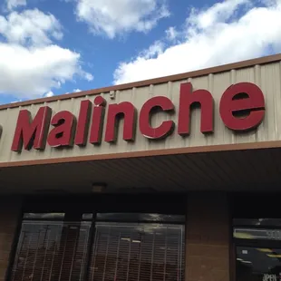 the front of the store