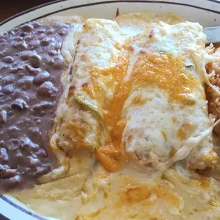 Green Chicken Enchiladas