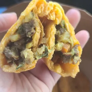 Amazing beef filling full of Amazing flavors
