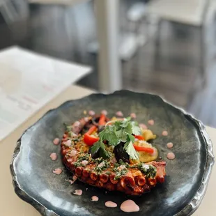 pulpo (octopus) -- didn't rly like it