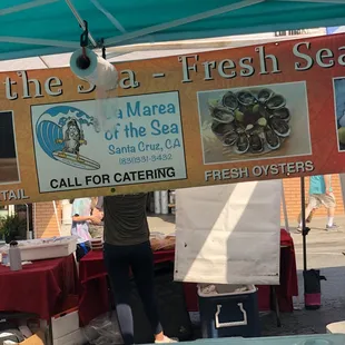 La Marea of the Sea food stand