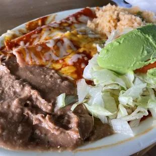 Chicken enchiladas