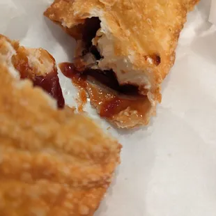 Guava and cheese empanada